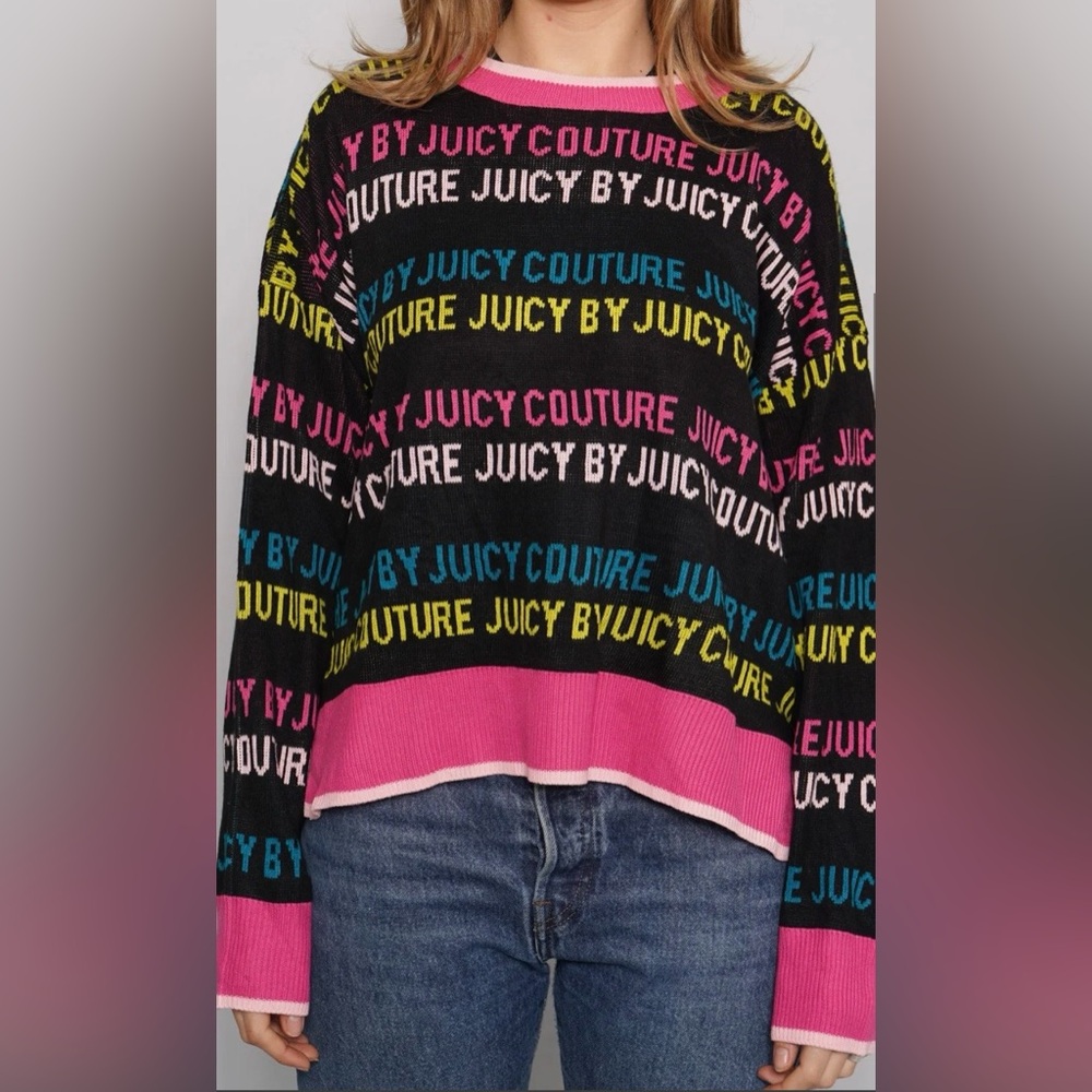 Women's JUICY COUTURE Multicolor Sweater 100% acrylic size M